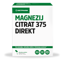 Dietpharm Magnezij citrat 375 DIREKT, dodatak prehrani