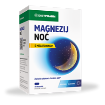 Dietpharm Magnezij noć, 40 kapsula, dodatak prehrani