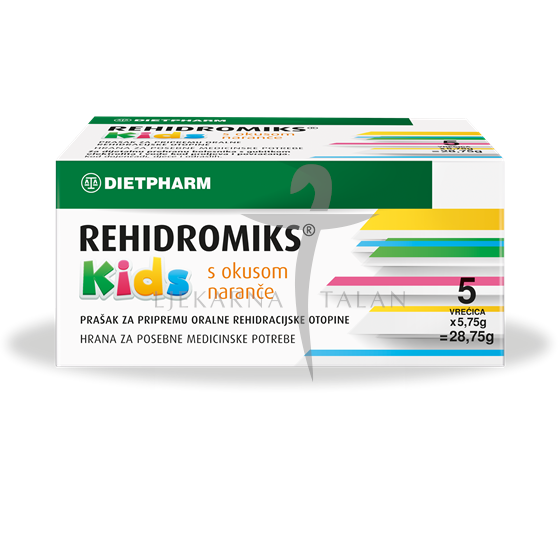 Dietpharm Rehidromiks KIDS s okusom naranče