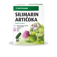 Dietpharm Silimarin Artičoka, 50 kapsula, dodatak prehrani
