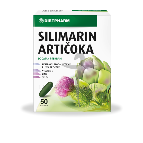 Dietpharm Silimarin Artičoka, 50 kapsula