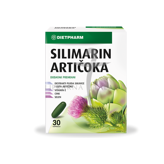 Dietpharm Silimarin Artičoka, 30 kapsula
