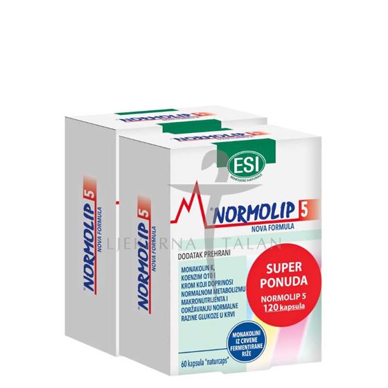 Normolip 5 kapsule PROMO PAKIRANJE