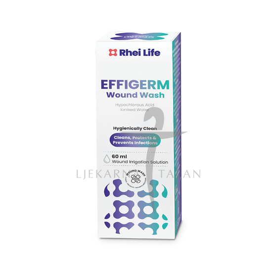 Effigerm Wound Wash Liquid, 60ml