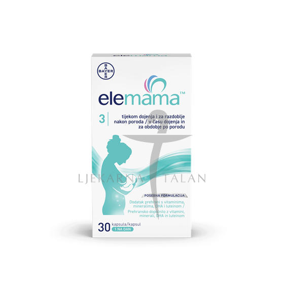 Elemama kapsule, dodatak prehrani