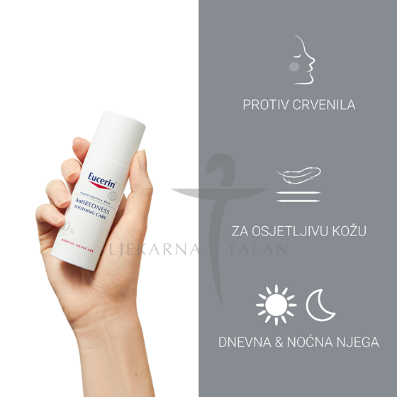 Eucerin AntiREDNESS noćna krema protiv crvenila kože lica