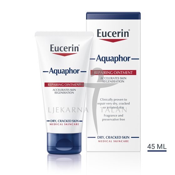Eucerin Aquaphor mast za obnavljanje kože, 45 ml
