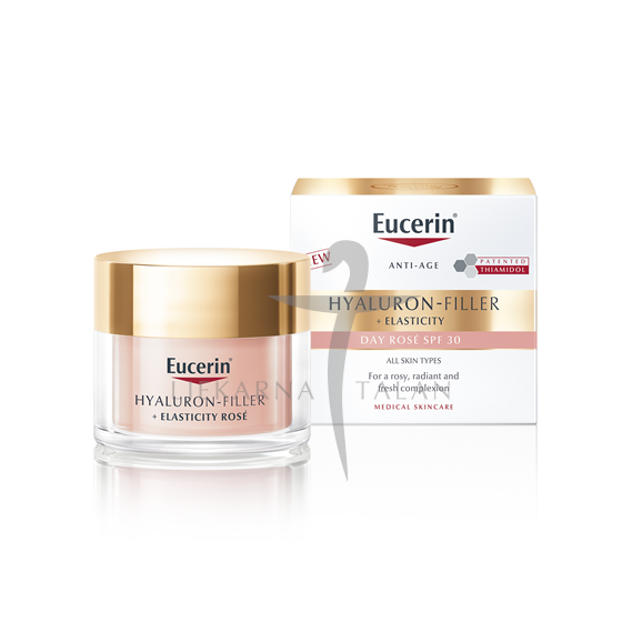 Eucerin Hyaluron-Filler + Elasticity Rose dnevna krema SPF30