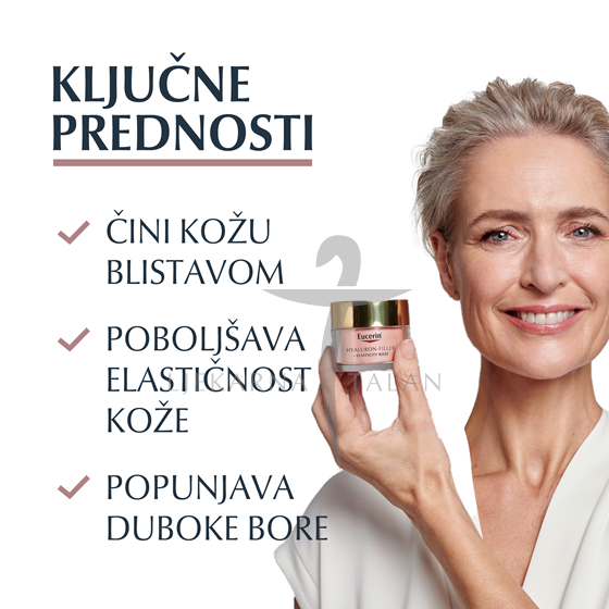 Eucerin Hyaluron-Filler + Elasticity Rose dnevna krema SPF30