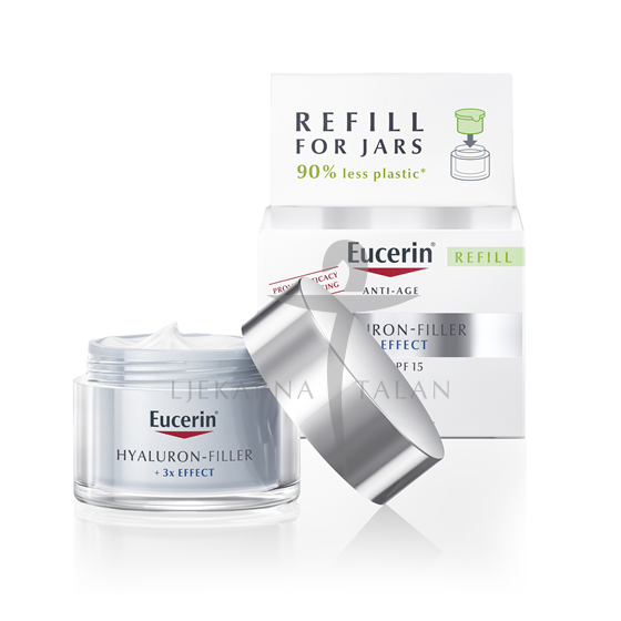 Eucerin Hyaluron-Filler dnevna krema za suhu kožu REFILL