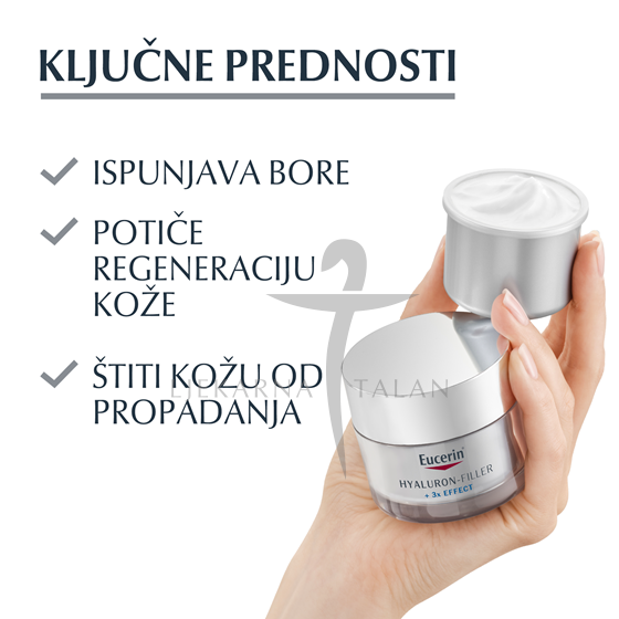 Eucerin Hyaluron-Filler noćna krema REFILL