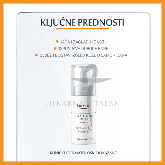Eucerin Hyaluron-filler Vitamin C booster, 8 ml