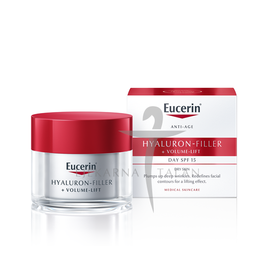 Eucerin Hyaluron-Filler + Volume-Lift dnevna krema za suhu kožu