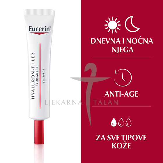 Eucerin Hyaluron-Filler + Volume-Lift krema za područje oko očiju