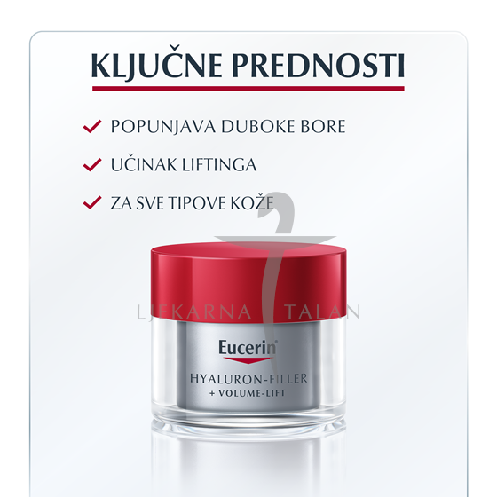 Eucerin Hyaluron-Filler + Volume-Lift noćna krema