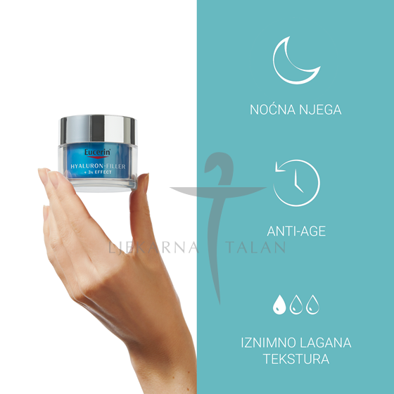 Eucerin Hyaluron-Filler noćni booster, lagana krema