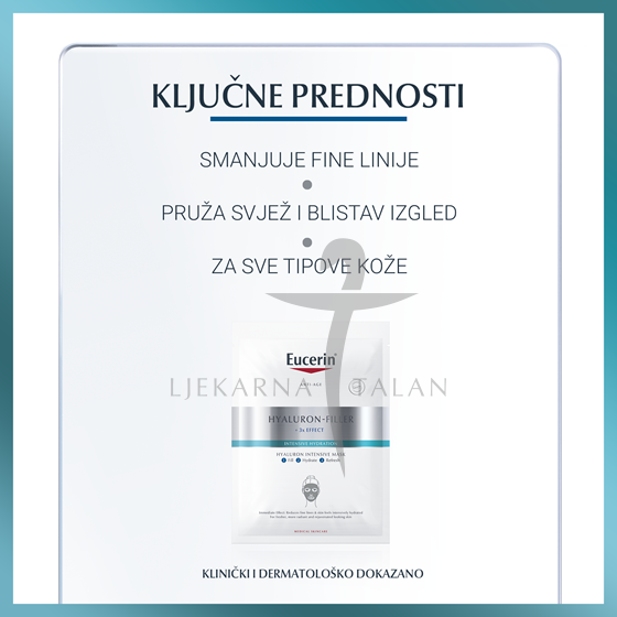 Eucerin Hyaluron-Filler maska za lice, 1 maska