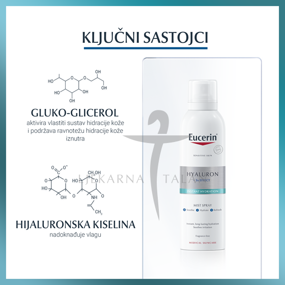 Eucerin Hyaluron hidratantni sprej za lice