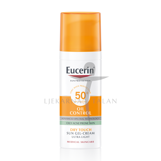 Eucerin SUN Oil Control Dry Touch gel-krema za zaštitu lica od sunca SPF50+