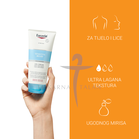  Eucerin Sensitive Relief gel krema za njegu kože nakon sunčanja