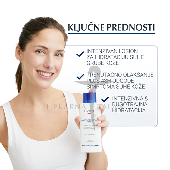 Eucerin UreaRepair losion za tijelo sa 5% ureje i ceramidima, 250 ml