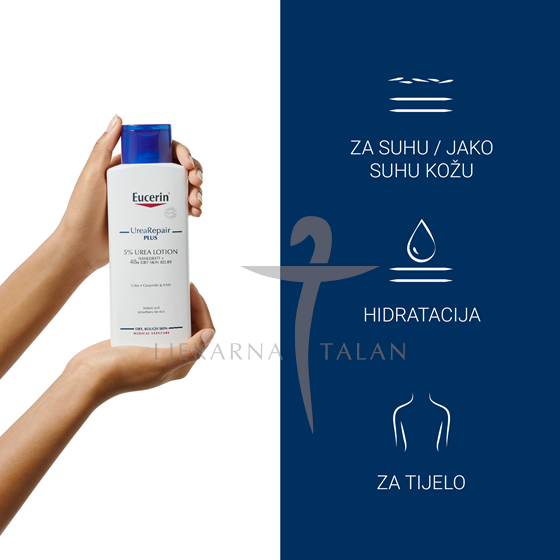 Eucerin UreaRepair losion za tijelo sa 5% ureje i ceramidima, 250 ml