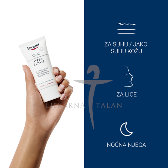 Eucerin UreaRepair noćna krema za lice s 5% ureje
