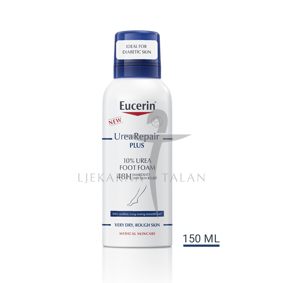 Eucerin UreaRepair pjena za njegu stopala s 10% ureje