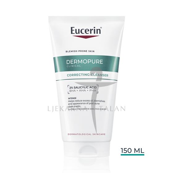 Eucerin DermoPure Clinical Gel za čišćenje s trostrukim djelovanjem za lice i tijelo 150ml  63833