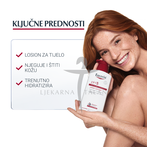 Eucerin pH5 light losion za tijelo, 400 ml