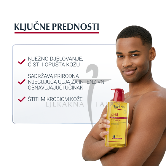 Eucerin pH5 ulje za tuširanje, 400 ml