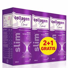  collagenTime slim, 500ml, 2+1 gratis, dodatak prehrani