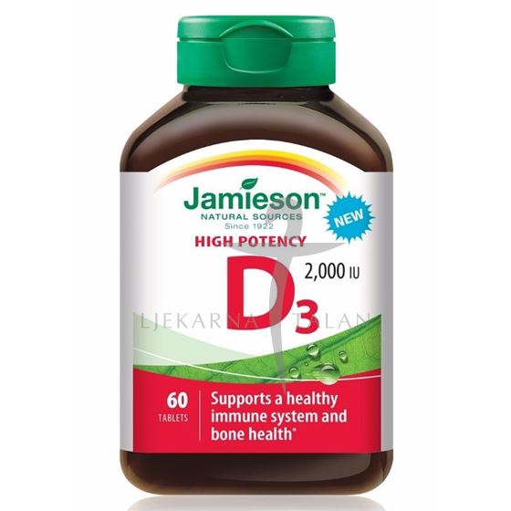 Jamieson Vitamin D 2000 IU, tablete