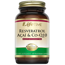 LifeTime Resveratrol, Acai & CoQ10 kapsule
