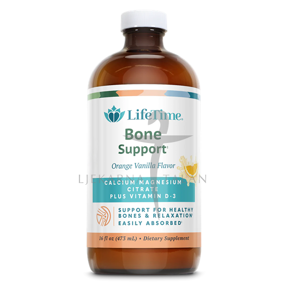 LifeTime Tekući Kalcij Magnezij citrat + vitamin D (okus naranče), dodatak prehrani