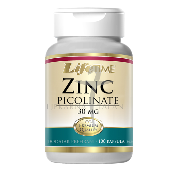 LifeTime CINKOV PIKOLINAT kapsule, dodatak prehrani