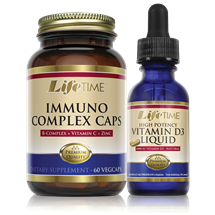 LifeTime IMMUNO COMPLEX, kapsule + VITAMIN D3, kapi PROMO CIJENA 