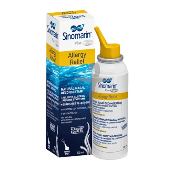 Sinomarin PLUS ALGAE ALLERGY RELIEF, 100ml