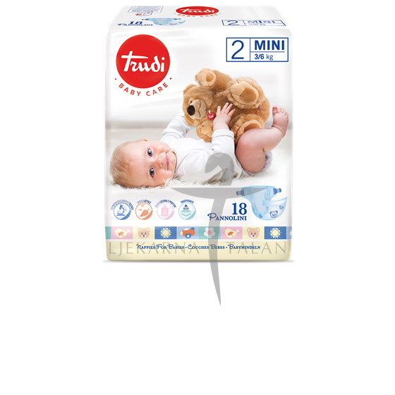  Pelene Mini 3-6 kg , 18 pelena