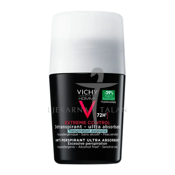 Vichy Homme Deodorant Extreme Control antiperspirant 72h zaštite od znojenja roll-on