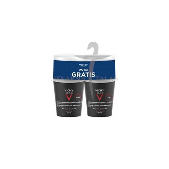  Homme Antiperspirant roll-on - 72h zaštite od znojenja DUO