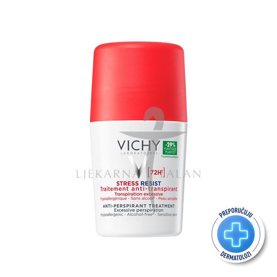 Vichy Deodorant Stress resist 72h roll-on (crveni)