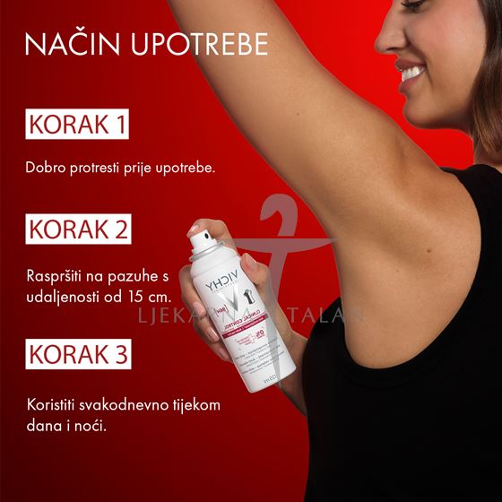 Vichy Deodorant Clinical Control antiperspirant sprej protiv znojenja