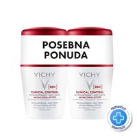 Vichy Deodorant Deodorant Clinical Control roll-on 96h DUOPACK