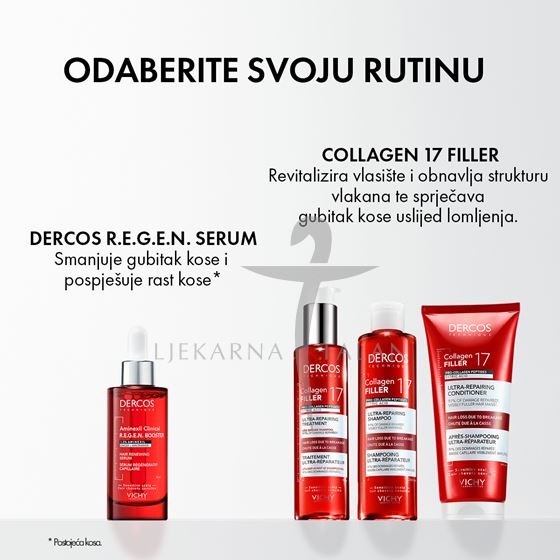 Vichy Dercos Collagen 17 FILLER ultra-obnavljajući balzam