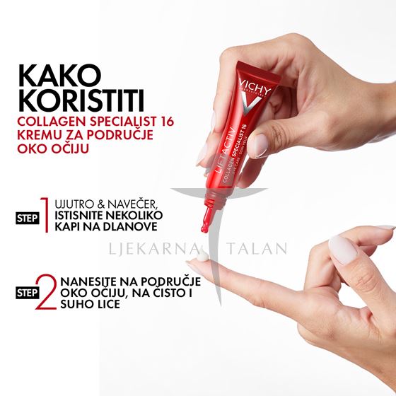 Vichy Liftactiv Collagen Specialist 16 krema za područje oko očiju