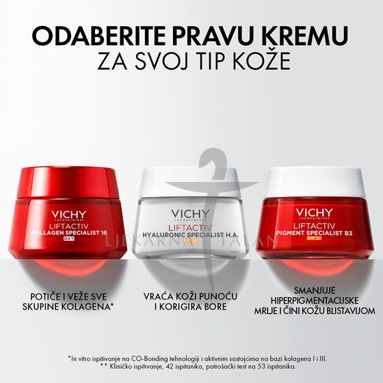 Vichy Liftactiv Hyaluronic Specialist H.A. krema SPF30