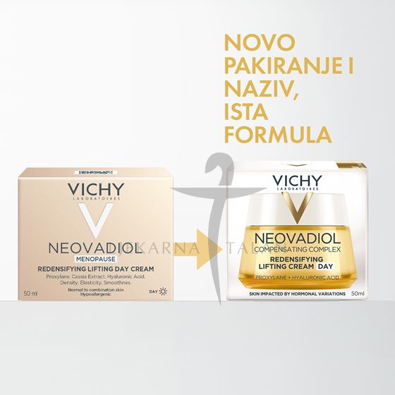 Vichy Neovadiol Compensating complex Dnevna njega za gustoću i punoću kože u menopauzi - normalna do mješovita koža