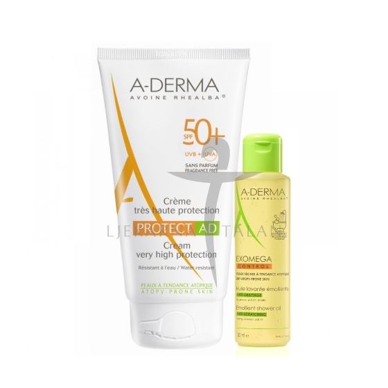 A-Derma PROTECT AD krema SPF50+ + POKLON