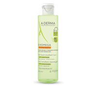 A-Derma EXOMEGA CONTROL emolijentni gel za čišćenje 2U1, 200ml